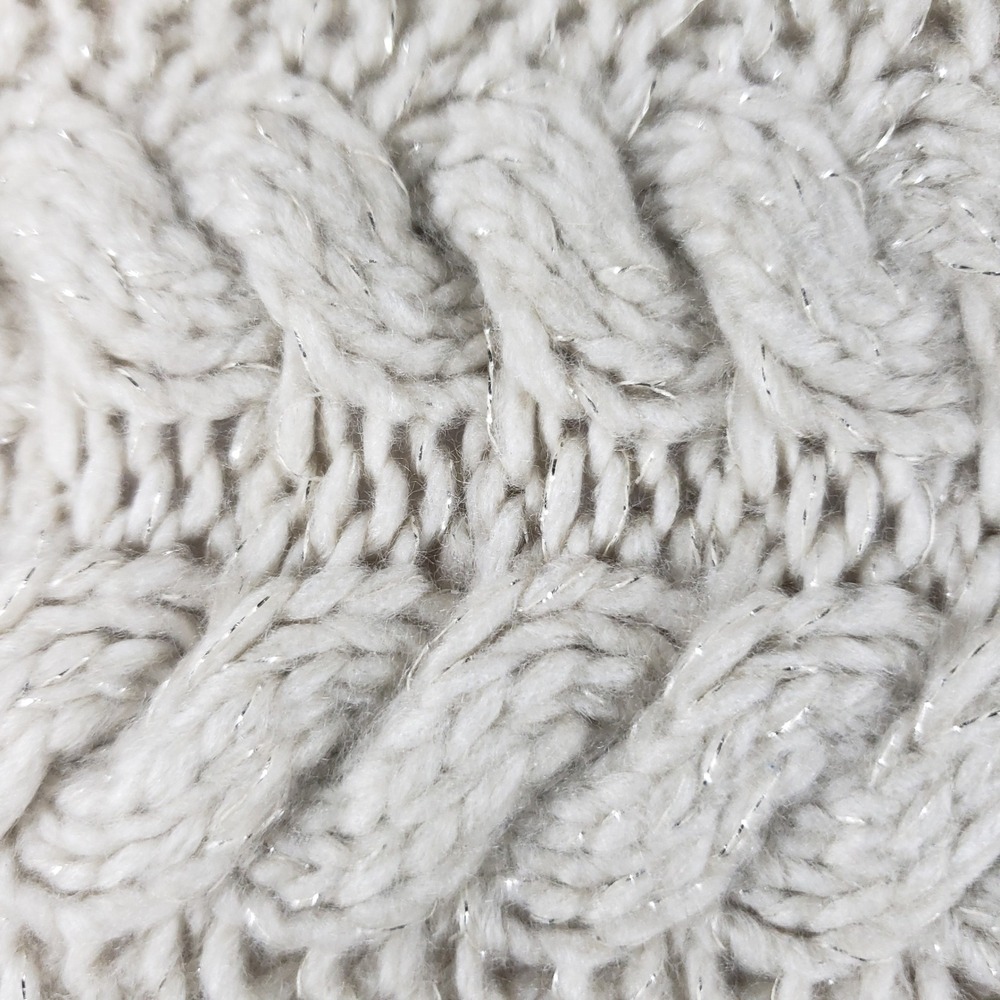 Simply Vera S Oversized Chunky Knit Cottagecore Cable Turtleneck Sweater - Picture 4 of 8